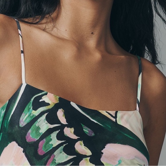New FARM Rio Camouflaged Wings Slip Dress - Picture 6 of 6